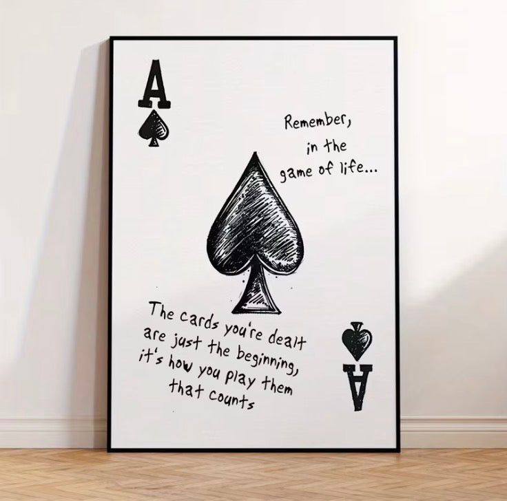 BRUNO Ace Of Spades - Canvas