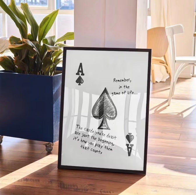 BRUNO Ace Of Spades - Canvas